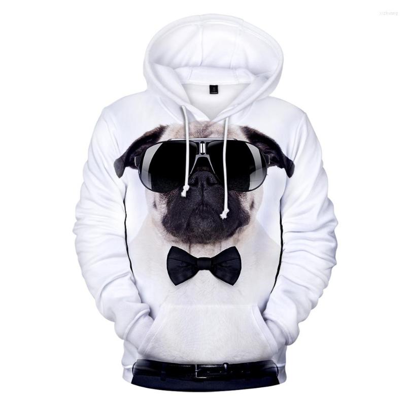 

Men's Hoodies 2022 Pug Cute Kawaii Hoodie Sweatshirt For Boys Girls Adult Men Women Animal Puppy Pullover Streetwear Harajuku Tracksuit, 3d hoodies