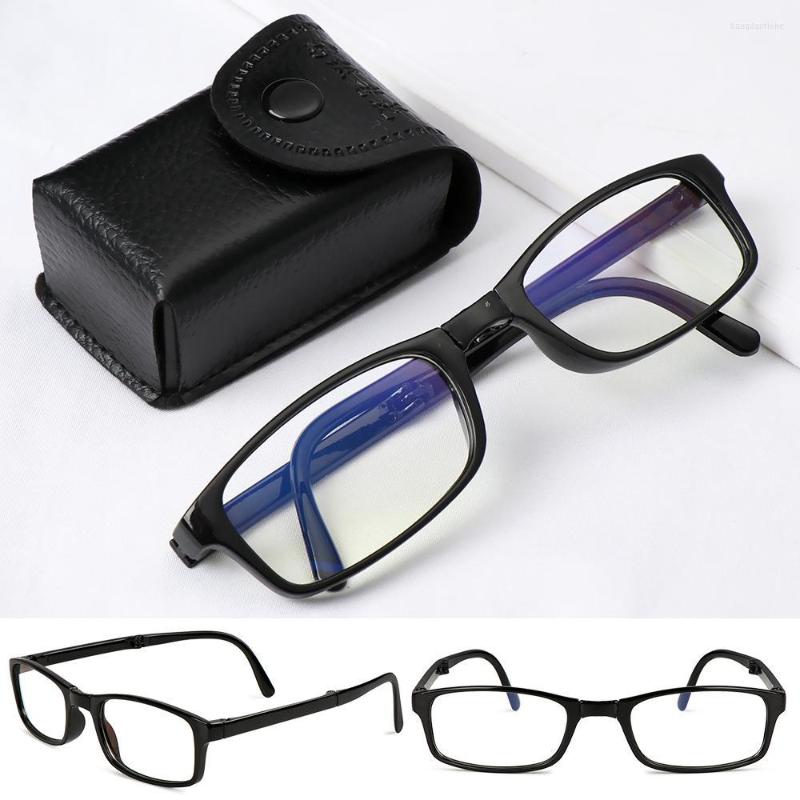 

Sunglasses Light Blocking Vision Care Foldable Reading Eyeglasses With Case Anti-blue Glasses Folding Presbyopia Eyewear