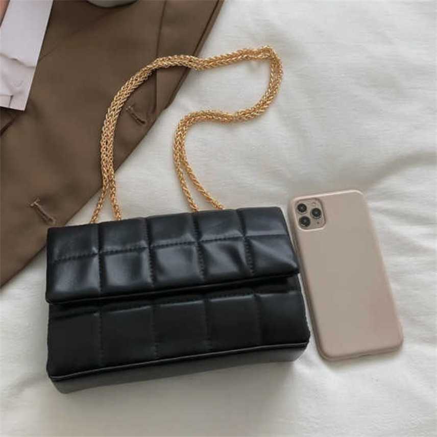 

Evening Bags style pillow light luxury high sense diamond grid sling single shoulder messenger bag French exquisite soft leather, Black