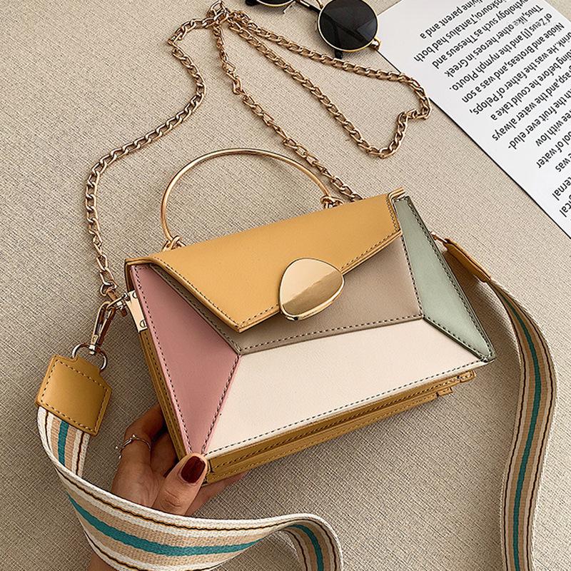 

Evening Bags 2022 Women Fashion Horizontal Chain Shoulder Bag Versatile Handbag Leisure Diagonal