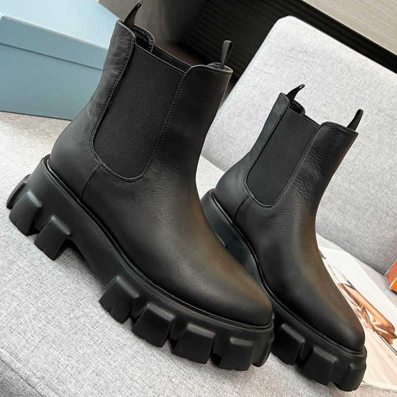 

2022 Martin Boots Ankle Booties Autumn Winter Platform Designer Luxury Ladies Thick Bottom Half Bootis Womens 35-41