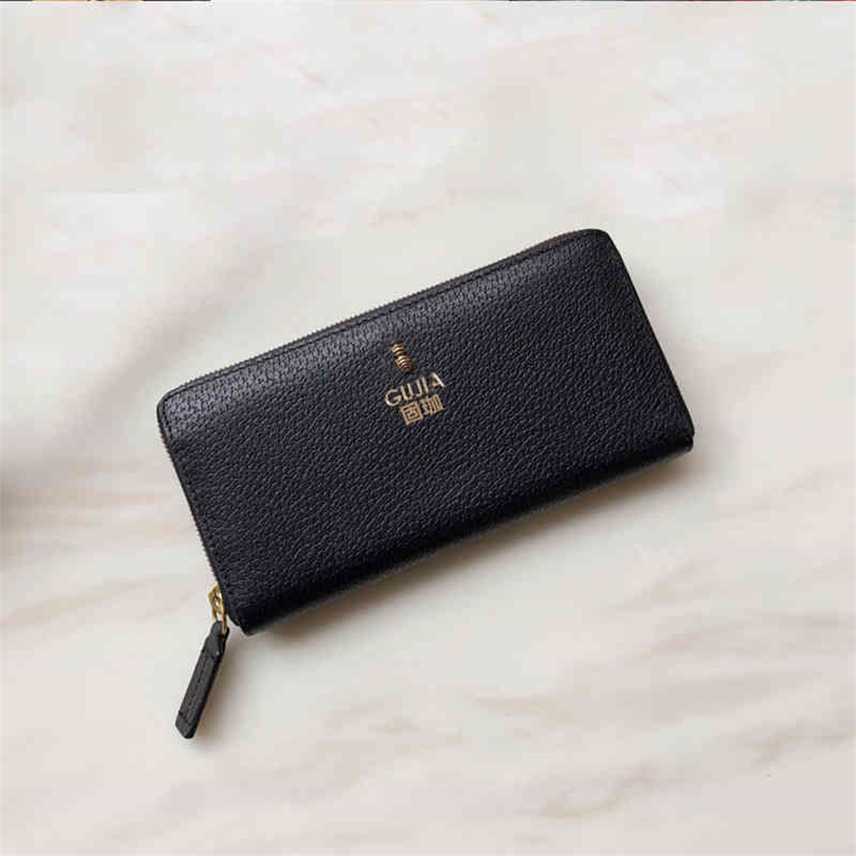 

Purses men's new hand holding long wallet luxury mobile phone bag box, Black
