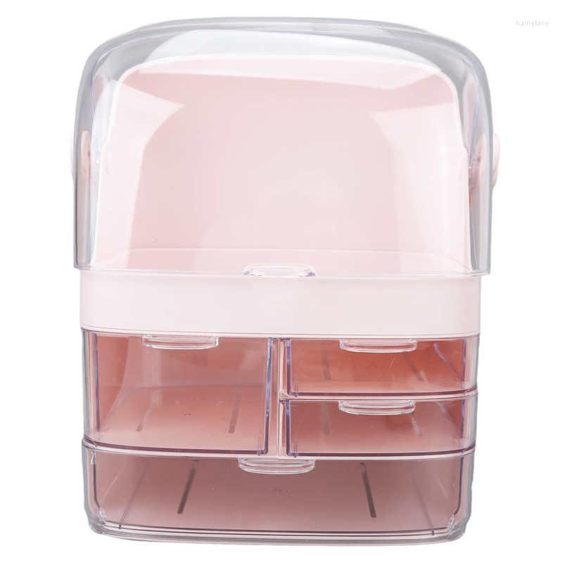 

Makeup Sponges Drawer Organizer Pink Transparent Skincare For Home
