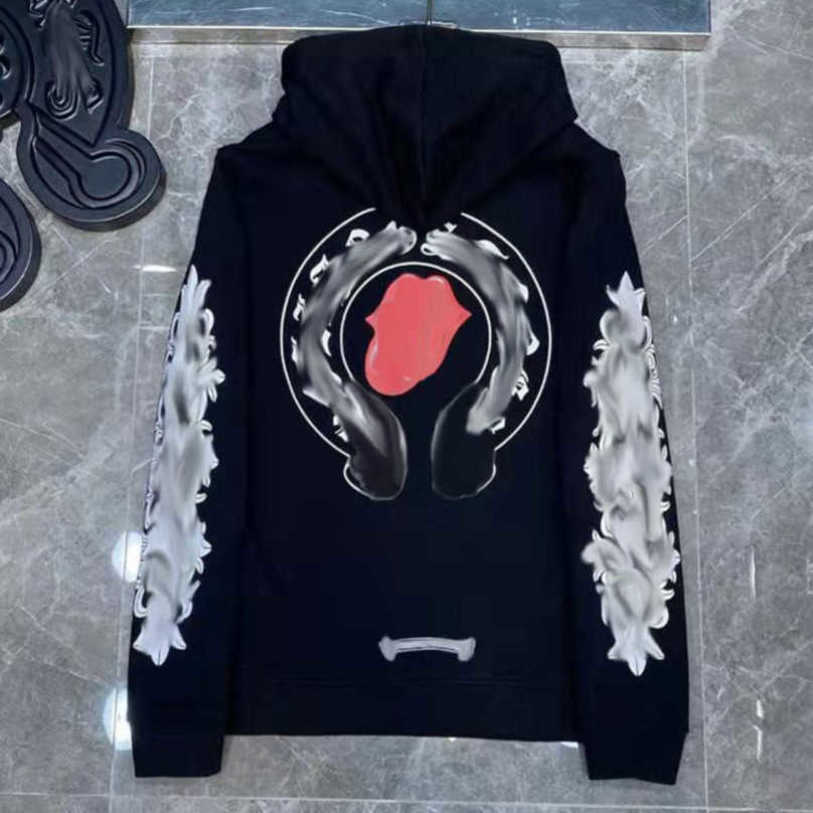 

Mens Fashion Luxury Jackets Sweatshirts Designer Classic Hoodies Ch Zipper Hooded Sweater Cross Pullover Sanskrit Hoodie Casual Men Women Tops Coat Jacket Cf0r