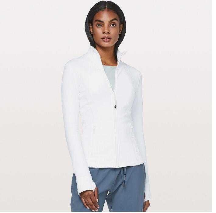 

yoga clothes L-78 top zipper jacket hooded outfit long sleeve sweatshirts thumb hole training running jacket lu women slim fitness lulu coat sport clothe define 6283#, 16
