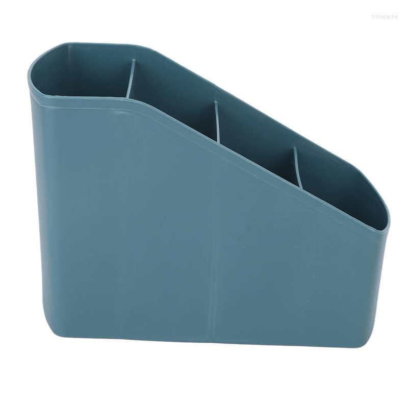 

Makeup Sponges Desktop Organizer Dark Blue Pencil For Cosmetic