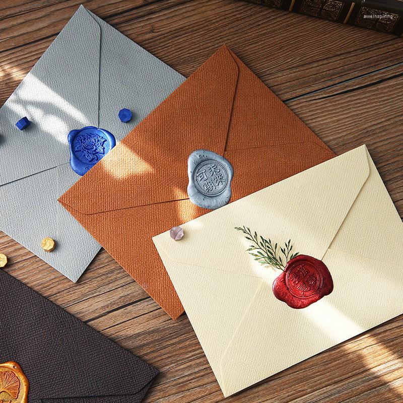 

Jewelry Pouches 2 SETS INS Retor Style Greeting Cards Envelopes Wedding Invitation Envelope Birthday Thank Gifts Linen Message Card