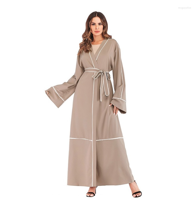 

Ethnic Clothing 2022 Ramadan Muslim Hijab Dress Abayas For Women Abaya Dubai Turkey Islamic Kaftan Open Kimono Robe Femme Musulmane