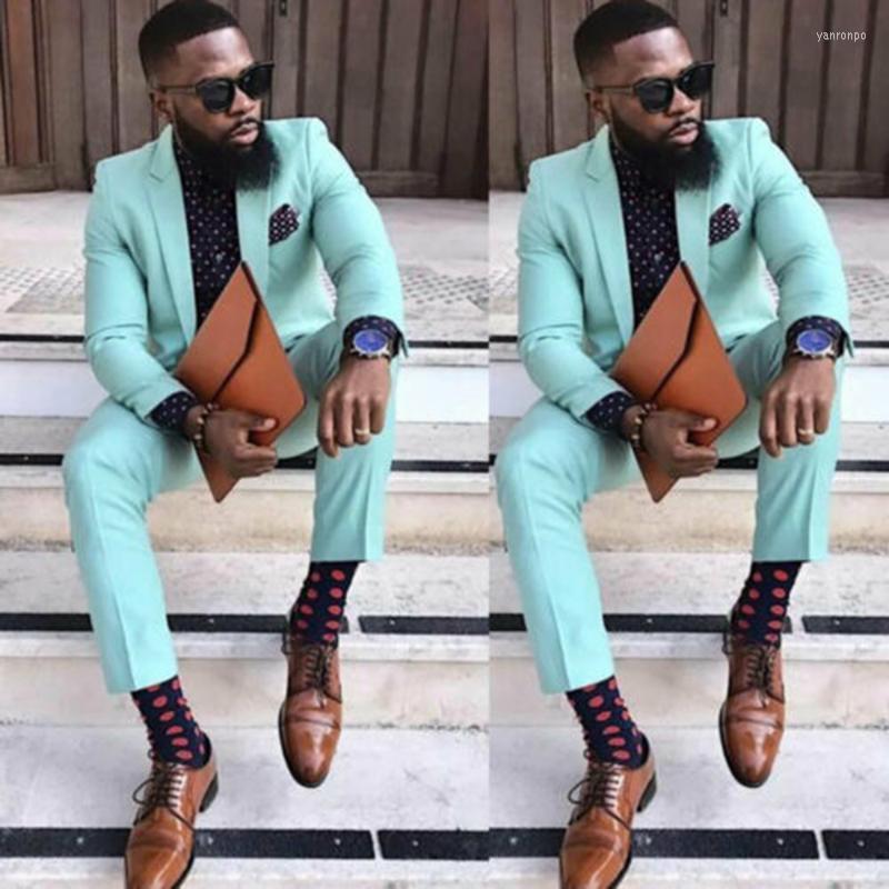 

Men's Suits Men's & Blazers Men's Mint Green Slim Fit Jacket Pant 2 Pieces Formal Party Wedding Tuxedo Custom SuitMen's, Black
