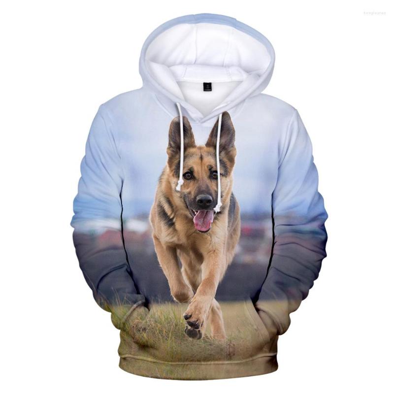 

Men's Hoodies Hip Hop German Shepherd 3d Hoodie Casual Sweatshirt Men Women Long Sleeve Print Kids Hooded