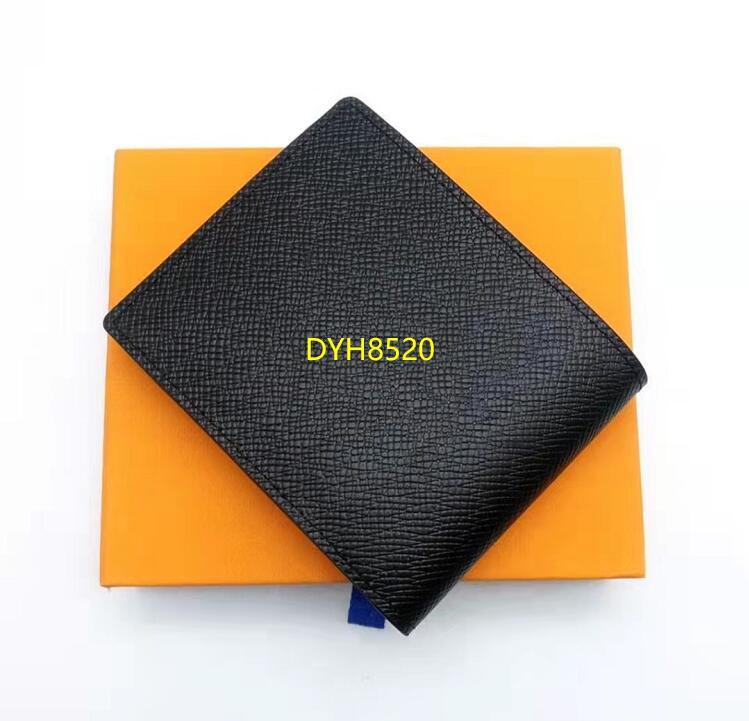 

2022 new L bag billfold High quality Plaid pattern women wallet men pures high-end luxury s designer L wallet with box 88, X1 l black flower wallet