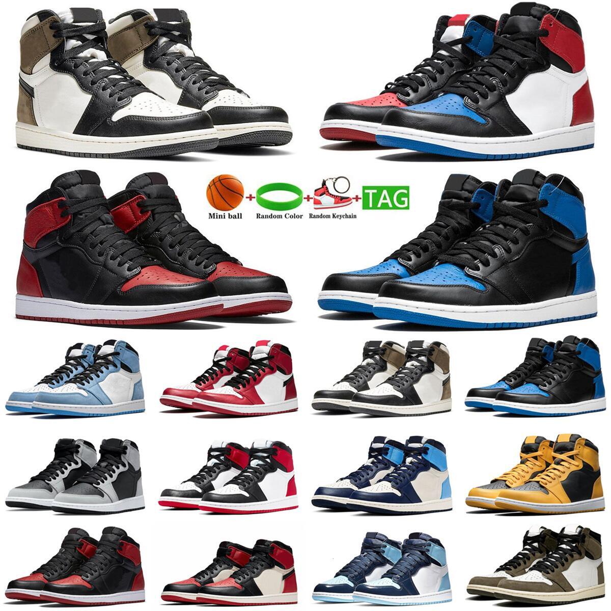 

Jumpman University Blue 1 basketball shoes 1s hyper royal lows dark mocha Men Women Sneakers Cactus Jack Outdoor electro orange Sports Trainers us 5.5-13, Intersport#13
