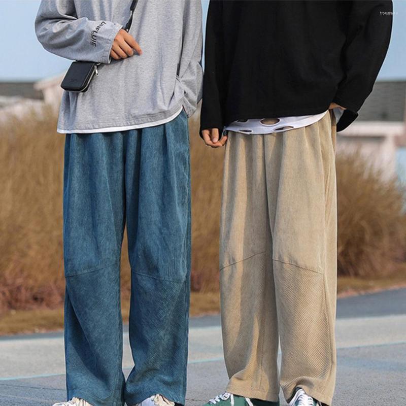 

Men's Pants Streetwear Autumn Relaxed Fit Baggy For Vacation Men, Black