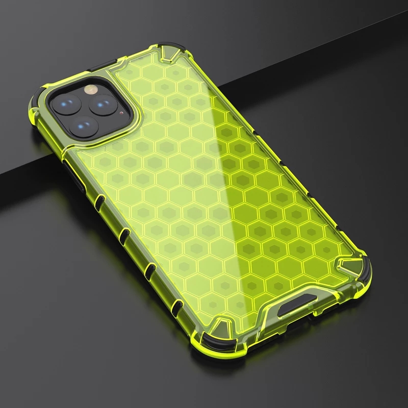 

Honeycomb Clear Shockproof Cases For iPhone 14 13 12 11 Pro XS Max Hybrid TPU Transparent Armor Cover For iPhone X XS XR 7 8 Plus