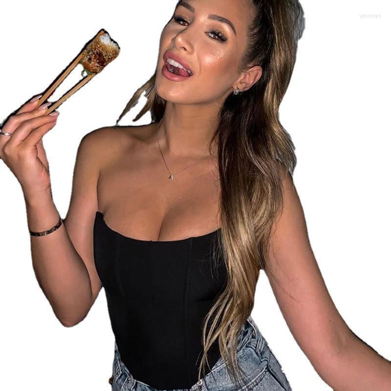 

Bustiers & Corsets Women Elegant Designer French Vintage Solid Bone Tops Chic Corset Shirts Sexy Style Party Club Ladies TopBustiers, Khaki