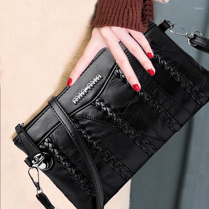 

Evening Bags Women's Shoulder Bag Sheepskin Single For Women Messenger Vintage Ladies Female Designer, Black