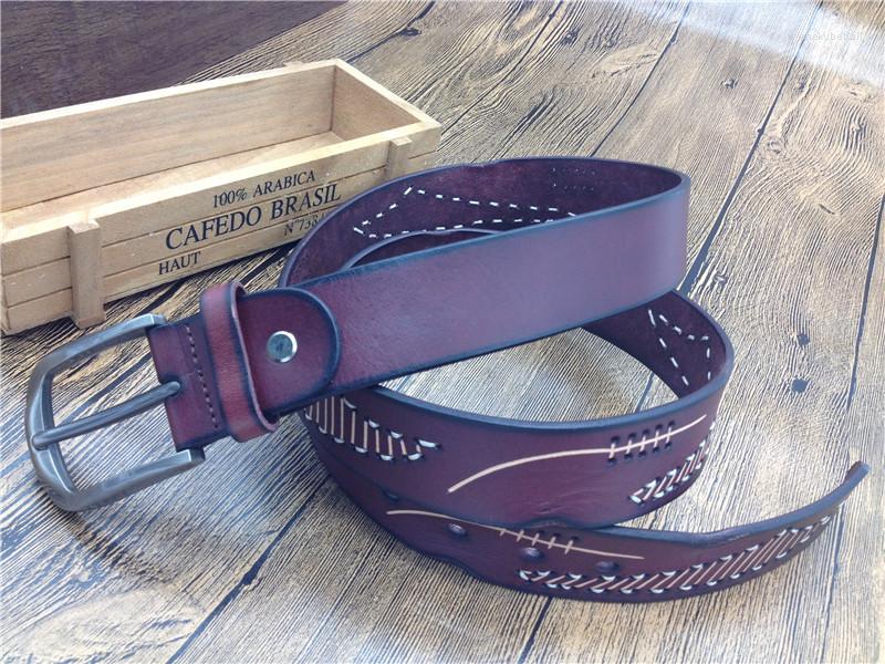 

Belts 2022 Leather L Cintos Cinturon Brand Gun Black Buckle Vintage, Purple