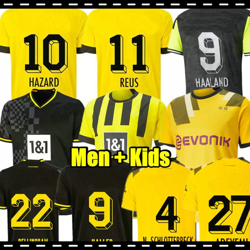 

2023 Jerseys REUS 21 22 23 4th Dortmund soccer jersey FANS player 2022 2023 football shirts BELLINGHAM men kids REYNA BRANDT EMRE CAN HALLER Guerreiro, 22 23 away adult ucl