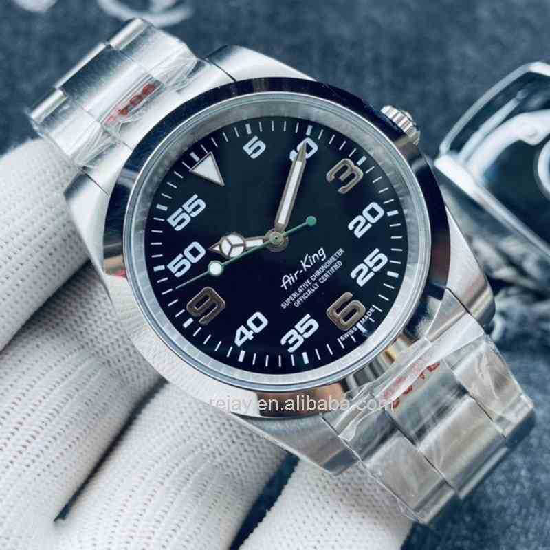 

Luxury Watches Quality Classic 40mm 116900 Air-king Stainless 2813 Movement Automatic Mechanical Mens, Logo - 1