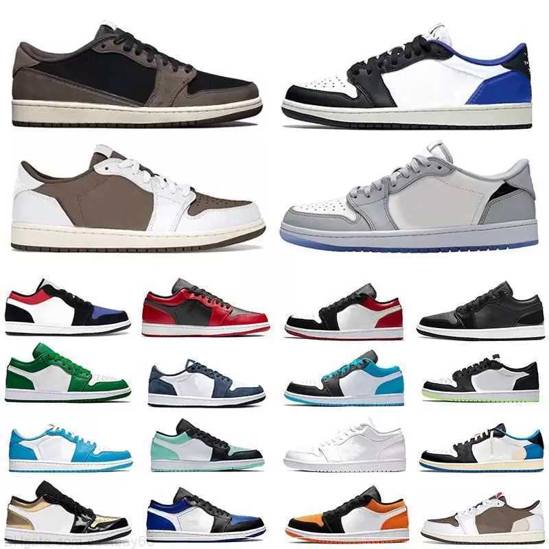

Jumpman 1 Low Men Women Running Basketball Shoes 1s Triple White Fragment Shadow Designer University Blue Unc Black Bred Toe Light Smoky, #51