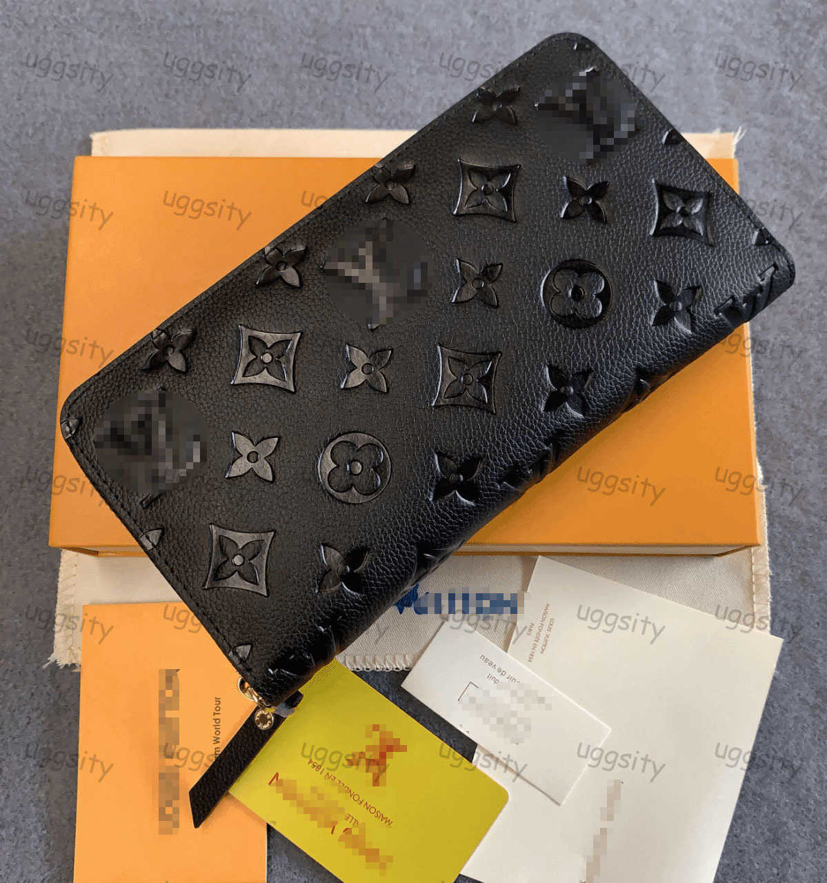 

New 2022 Wholesale 6 Colors Fashion Single Zipper ORGANIZER Designer Men Women Leather Wallet Lady 60017 With Box and dustbags, No box