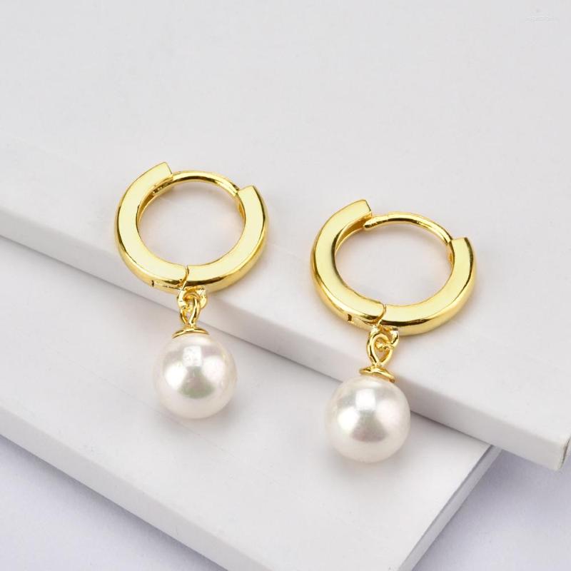 

Hoop Earrings Glossy Round Earring For Women Girls Pearls Party Jewelry Cartilage Unusual Pendientes Accessories Brincos