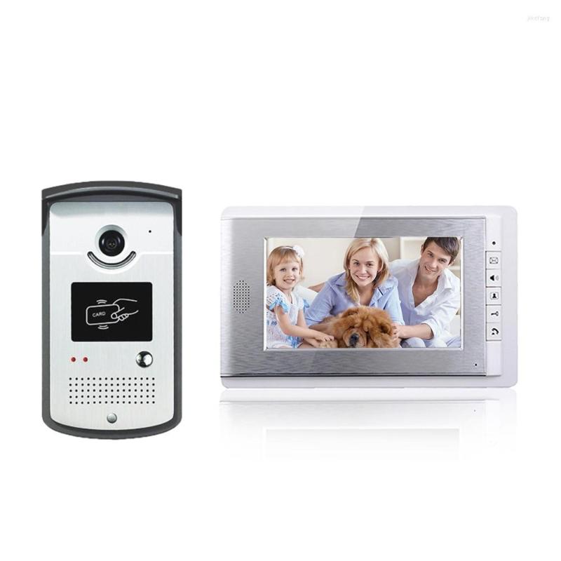 

Video Door Phones ID Card Funtion Doorphone Intercom System High Definition Color Screen Waterproof Camera