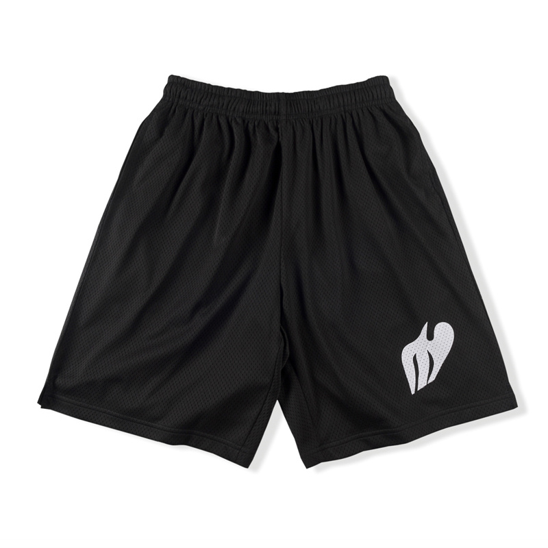 

High Street Black Shorts Men's Plus Size Shorts Women 2023ss