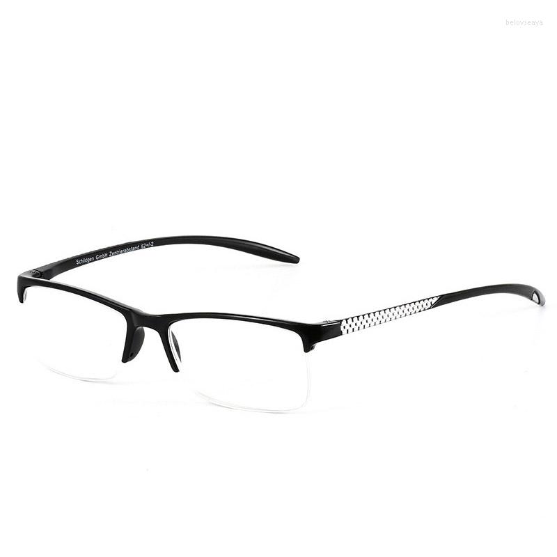 

Sunglasses Flexible Men Square TR Reading Glasses Black Gray Presbyopic Magnifier 1.0 1.25 1.5 1.75 2.0 2.25 2.5 2.75 3.0 -3.5