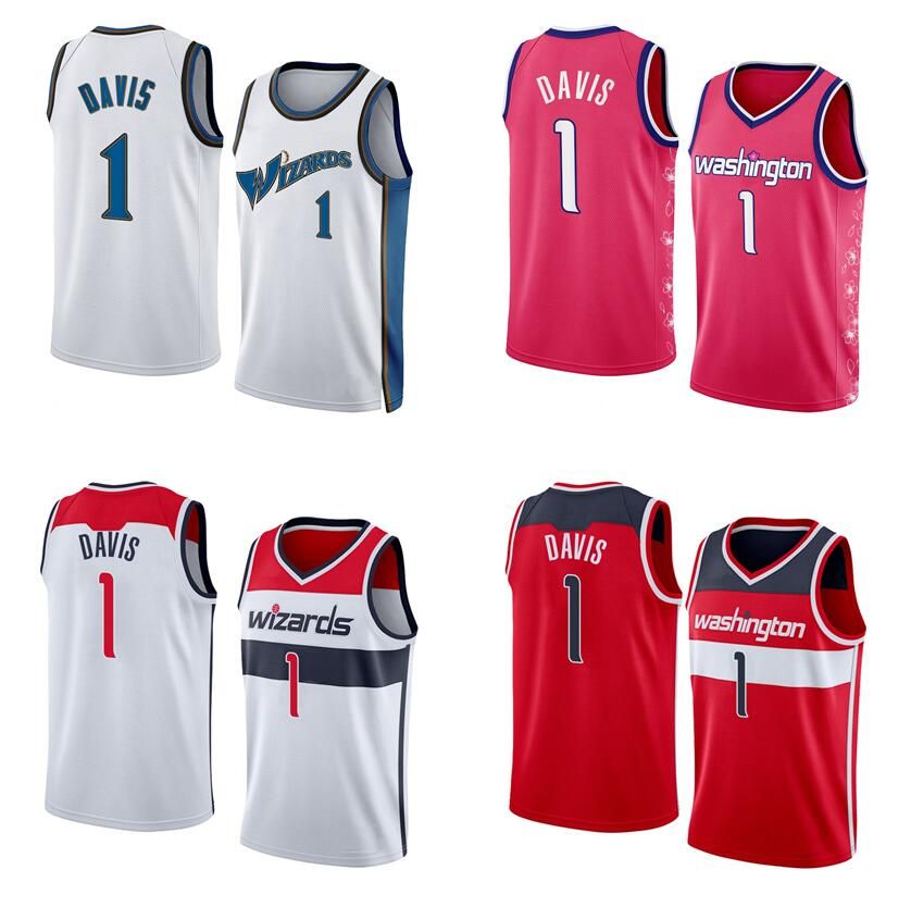

CUSTOM custom Basketball Jerseys Johnny Davis 2022-23 season white black city Men Women Youth jersey, With logo