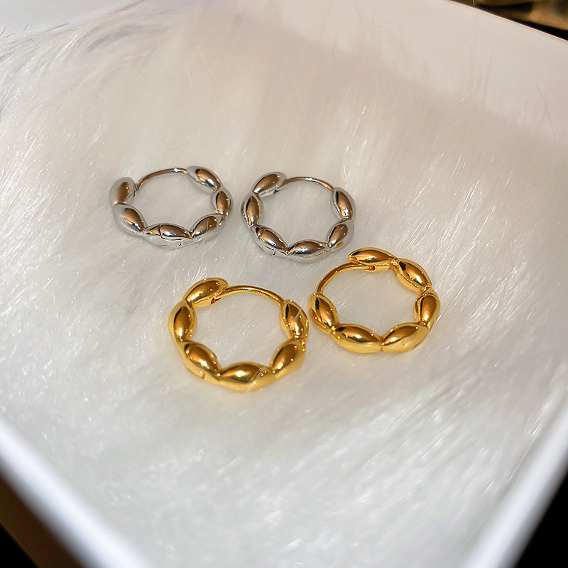 

S3284 Fashion Jewelry Geometric Circle Earrings Ear Buckle For Women Earrings