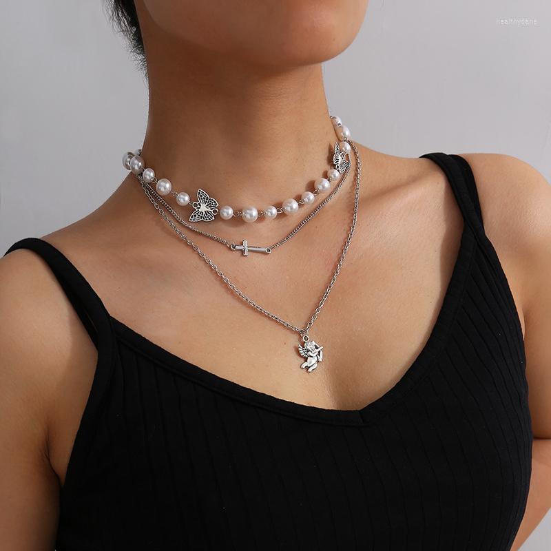

Choker UDDEIN Fashion Trendy Simulated Pearl Chain Necklace For Women Vintage Statement & Pendant Party Jewelry