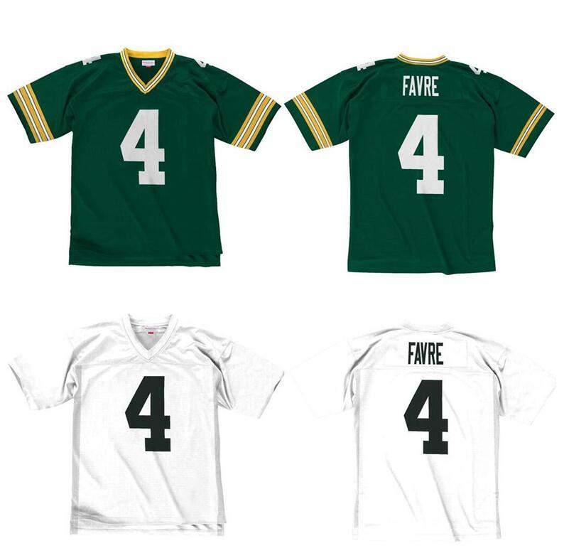 

CUSTOM custom Stitched football Jersey 4 Brett Favre 1996 Mitchell & Ness retro Rugby jerseys Men Women Youth S-6XL, Stitched jersey