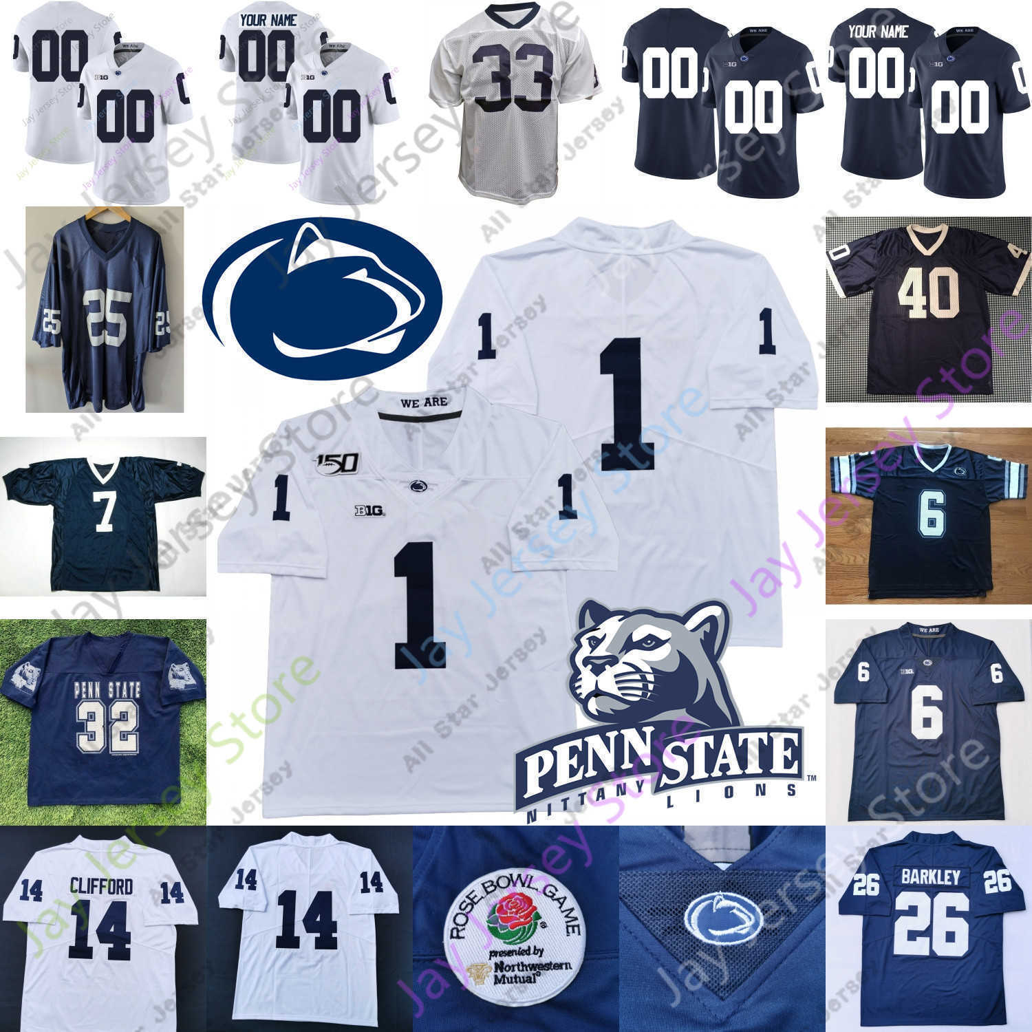 

Football Jerseys PSU Penn State Football Jersey NCAA College Jesse James Jack Crawford DaQuan Jones Cameron Wake Miles Sanders Shareef Miller Windsor Harris, Navy ii