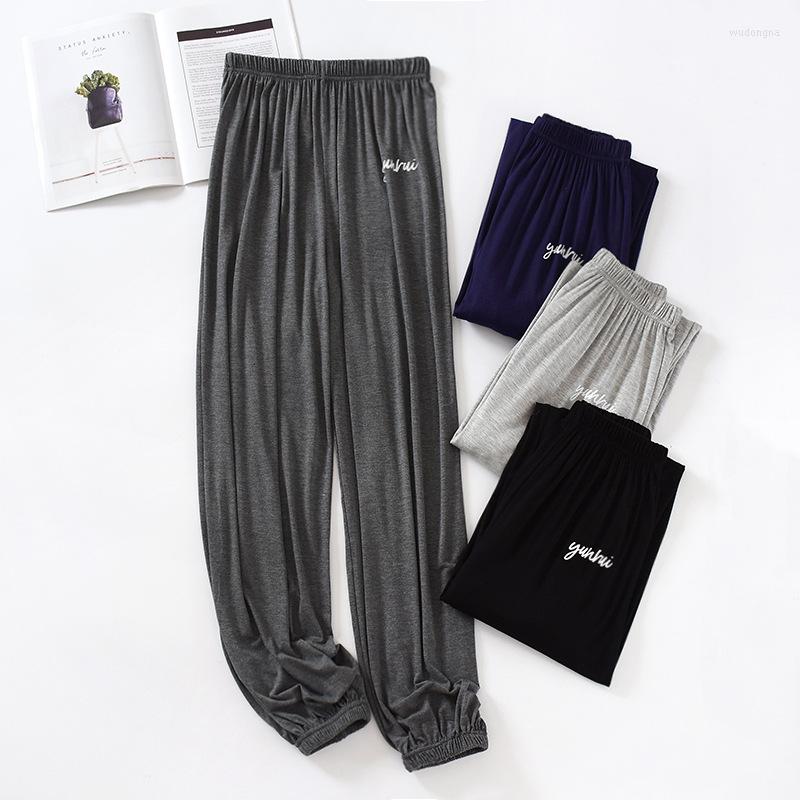 

Men's Sleepwear Pajama Pants Men's Summer Modal Spring And Autumn Thin Trousers Casual Closing Home Can Be Worn Outside