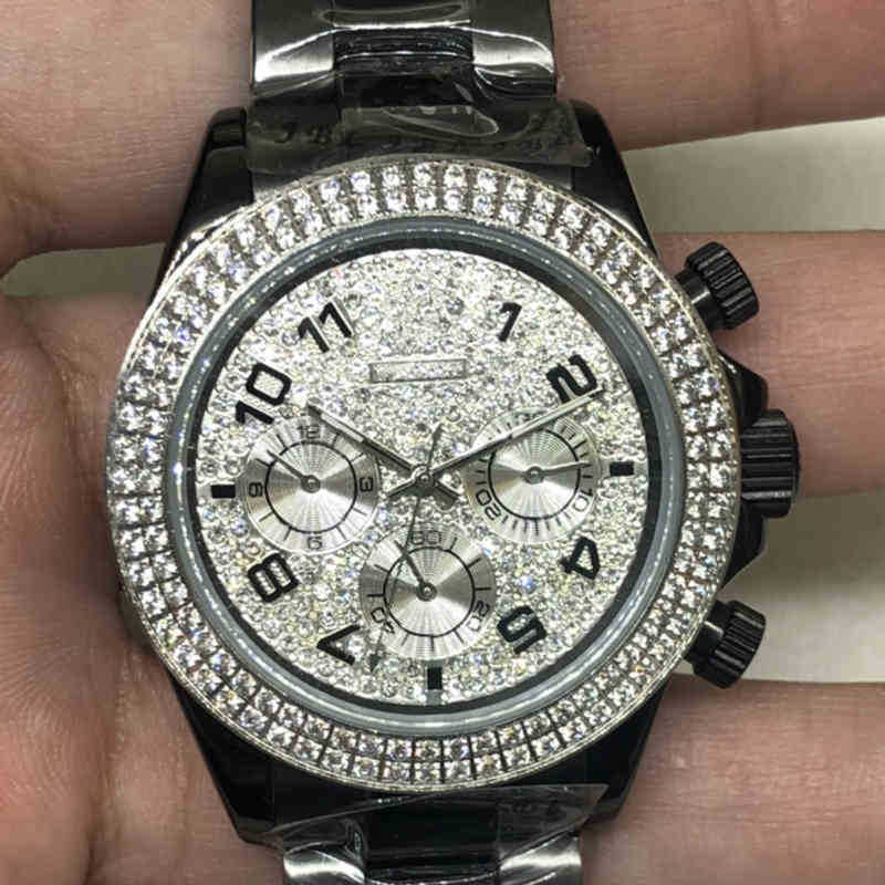 

Luxury Mens Mechanical Watch Automatic Six Pin Double Row Electric Black Dl248 Geneva Es for Men Swiss Wristwatches, Ground six double row electric black 4