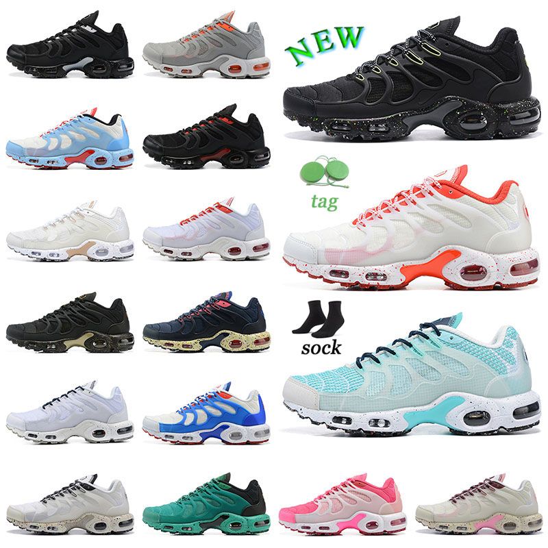 

terrascape tn aqua running shoes mens big size 11 12 triple black white womens 9 pink fade rattan volt mint green sail sea glass cashmere sneakers trainers, M20 36-40