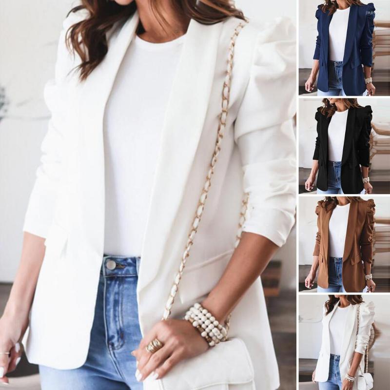 

Women' Suits Suit Jacket Basic Style Warm Temperament Lady Office Work Formal Cardigan Blazer Streetwear, Black