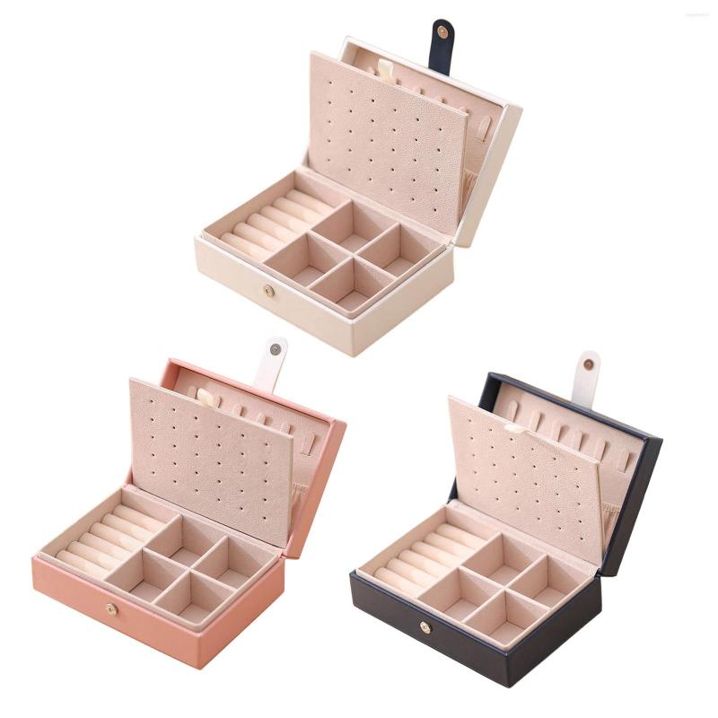 

Jewelry Pouches Box Waterproof Large With Lock Organizer Case For Bracelets Gift