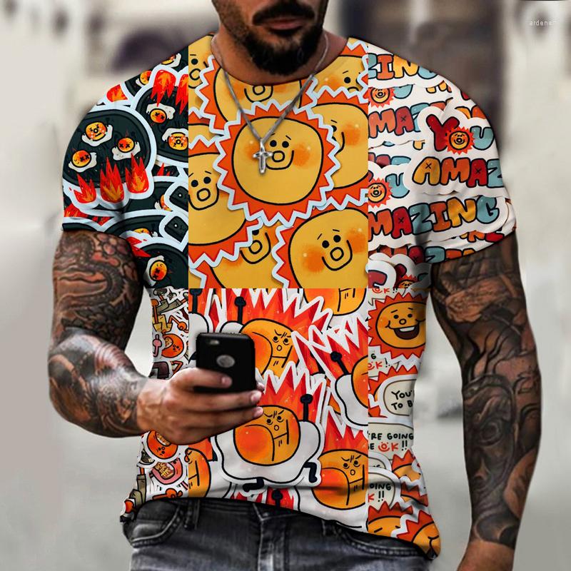 

Men's T Shirts 2022 Fashion T-shirt 3D Printing Cartoon Pattern Men And Women Street Hip-hop Oversized 6XL, Wms861