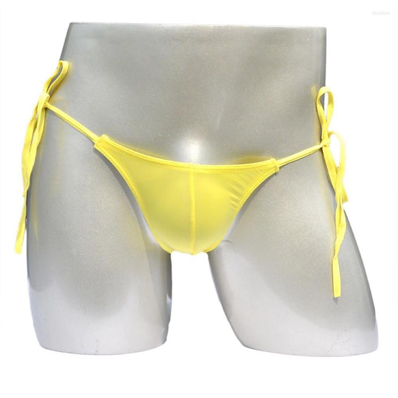 

Underpants 66.6cm -116.6cm Sexy Mens Gay Premium Swimsuit Swim Briefs Thong Tanning Sunbathing Ice Silk Tanning/Recreational Lightweight, Red
