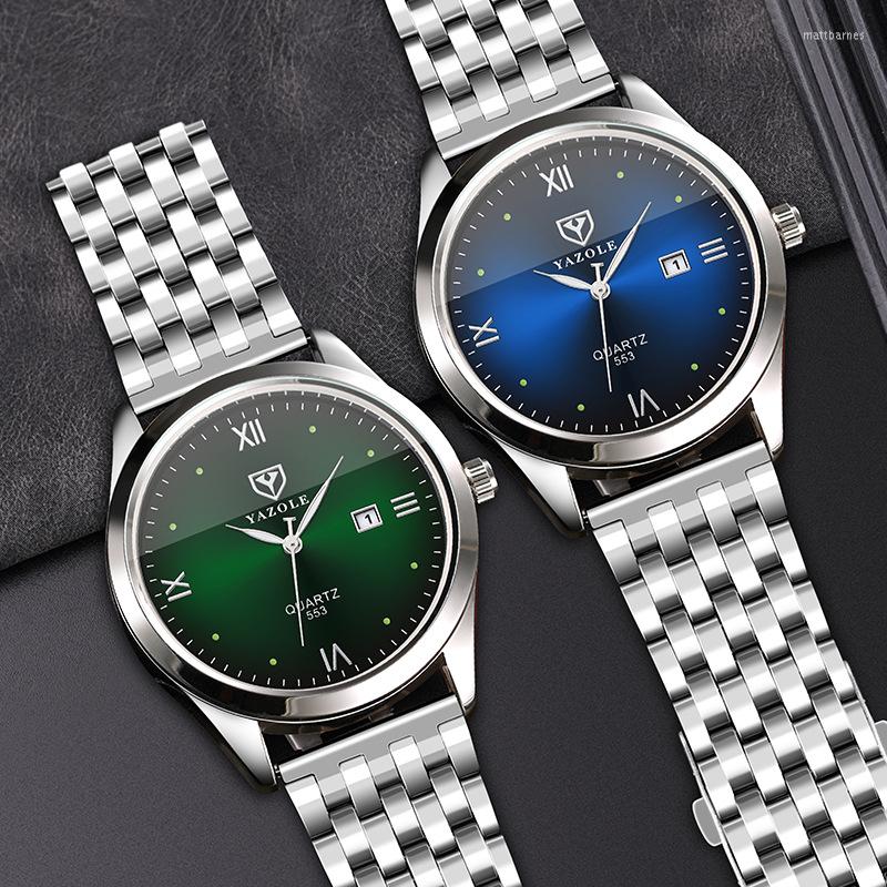 

Wristwatches 2022 Men's Watch Calendar Luminous Waterproof Student Business Casual Fashion Luxury