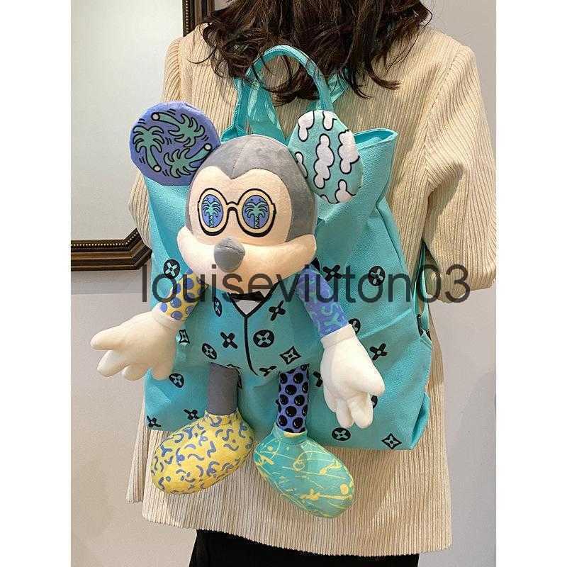 

Designer Cute Cartoon Color Mouse Bag Messenger Handbag Mens Womans New Luxurious Large Capacity Canvas Leisure Fashion College Student Makeup Backpack, 11111