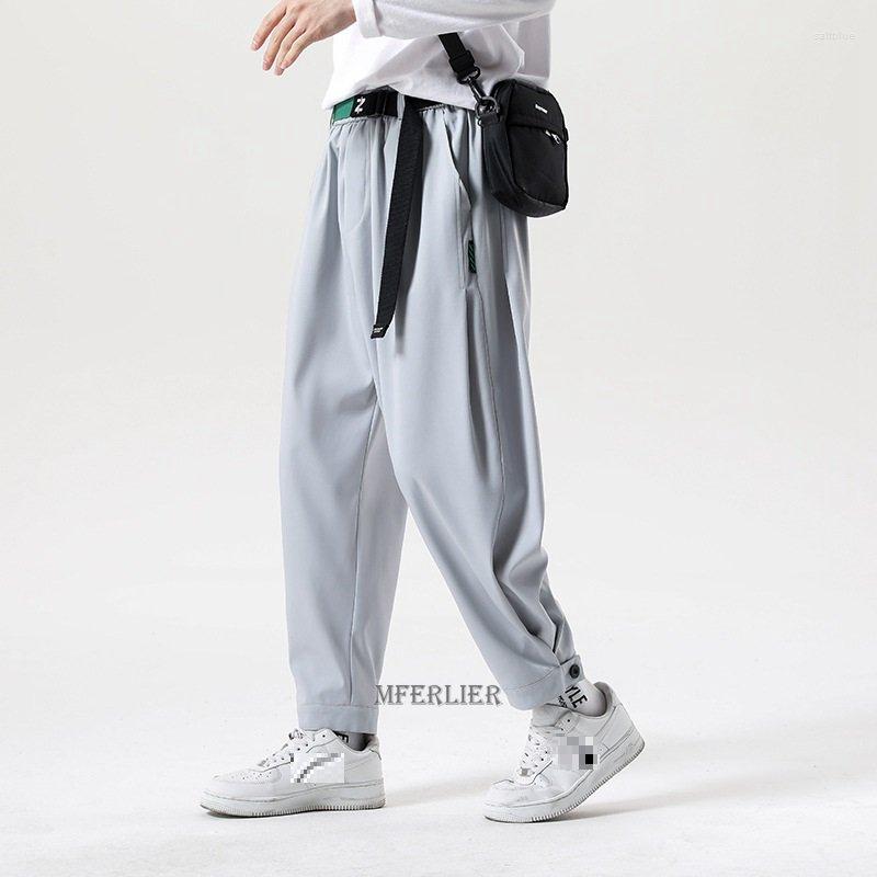 

Men's Pants Summer Men Casual Plus Size 7XL 8XL Japan Korea Style Elastic Stretch Waist Thin High Street Loose Hipster 54, Picture color