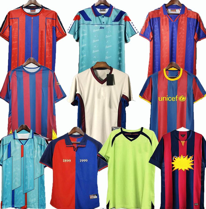 

Retro Barcelona soccer jerseys barca 96 97 07 08 09 10 11 XAVI RONALDINHO RONALDO RIVALDO GUARDIOLA Iniesta finals classic maillot de foot 1899 1999 football shirts, 08 09 away