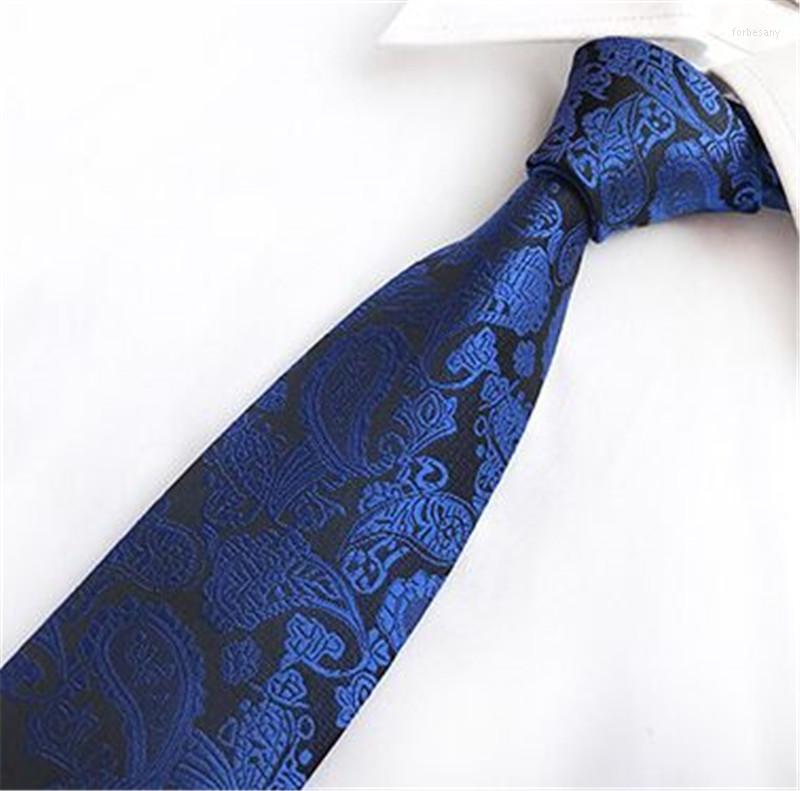 

Bow Ties SCST Brand Gravata Classic Paisley Floral Print Blue For Men Neckties Mens Wedding Necktie Silk Tie Slim Cravate TA095