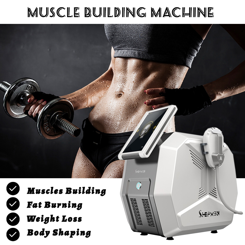 

Non-Invasive Fat Burning Slimming Machine Emslim Body Shaping Two Handles 7 Tesla Weight Loss Instrument