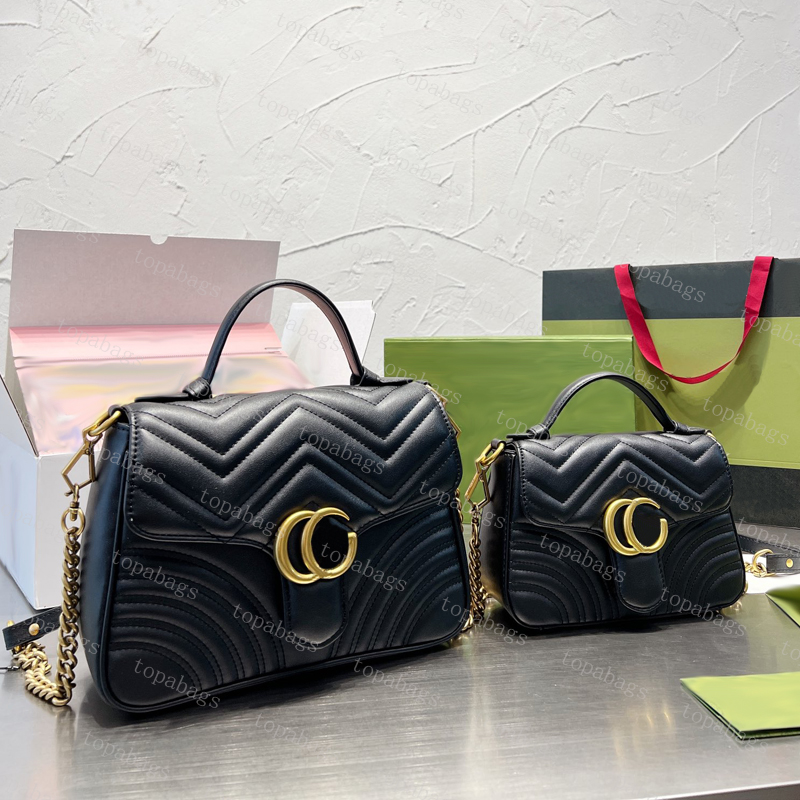 

Marmont Shoulder Messenger Bags For Women Designer Handbags Soft Wavy Leather Flap Ladies Luxury Dinner Bag, 5 other bags