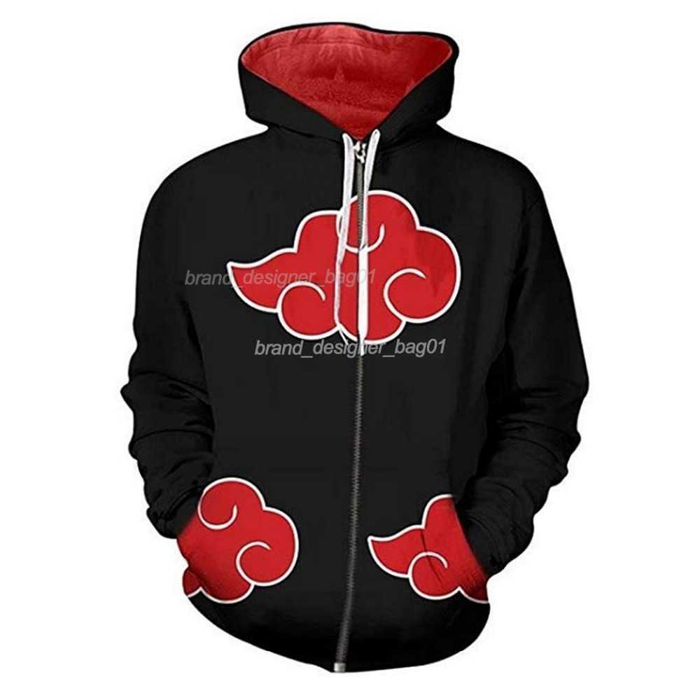 

Men's Hoodies Sweatshirts Anime Naruto Cosplay Jackets Clothes Costumes Men Hoodies Sweatshirts Uzumaki Akatsuki Haruno Sakura Hat Clothing Zipper Tops 1029H22, Iw037