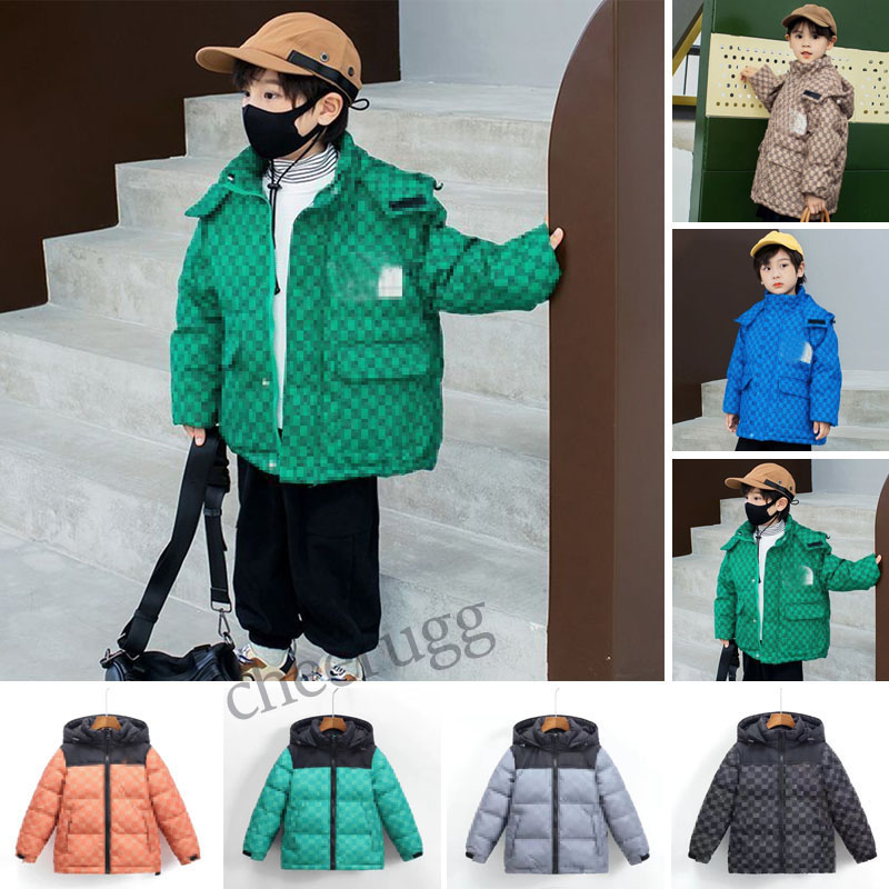 

Kids Down Coat & Parkas Boys Girls Down Jackets 3-12 Years Fashion Girl Warm Snowsuit Hooded Outerwear Kid Coats, Color 2